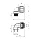 Коліно ПЕ SPT 20х3/4" РЗ