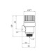 Зривний клапан Valves 1/2" РЗ 1,5 Bar