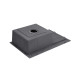 Кухонна мийка Kroner KRP Schwarze - 7849LHM PVD (3.0/1.0 мм)