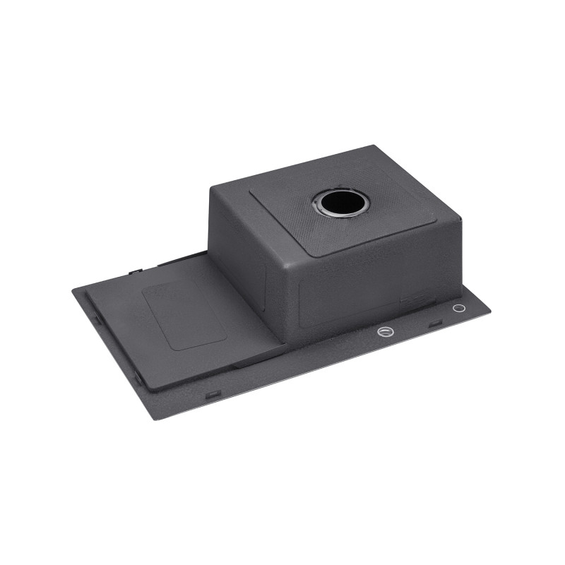 Кухонна мийка Kroner KRP Schwarze - 7849RHM PVD (3.0/1.0 мм)
