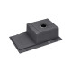 Кухонна мийка Kroner KRP Schwarze - 7849RHM PVD (3.0/1.0 мм)
