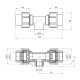 Трійник ПЕ Rozma 25х1/2"х25 РВ