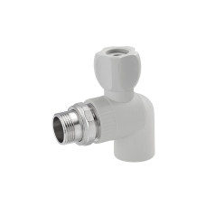 Кран радіаторний кутовий PPR Baux 20х1/2"