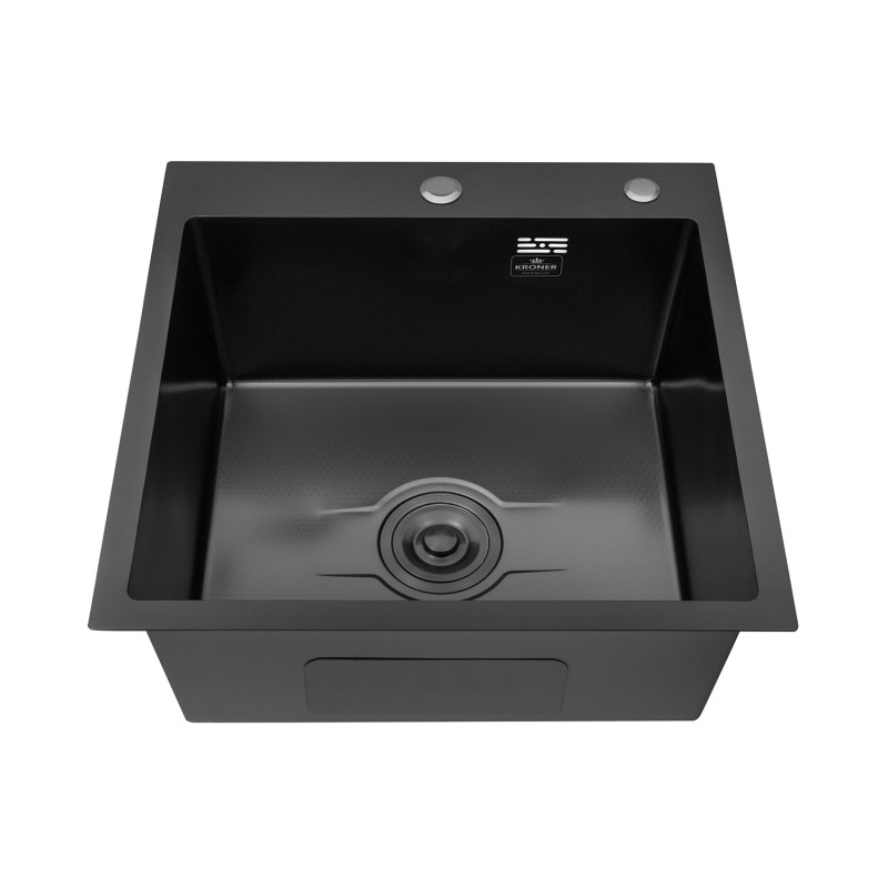 Кухонна мийка Kroner KRP Derby - 5050HM PVD (2,5/0,5 мм)