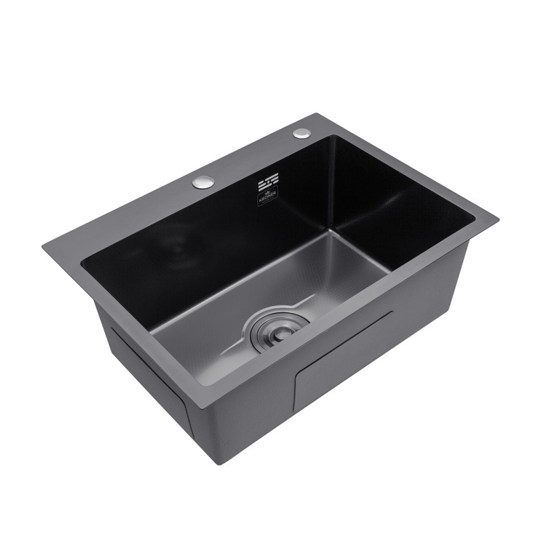Кухонна мийка Kroner KRP Derby - 5843HM PVD (2,5/0,5 мм)