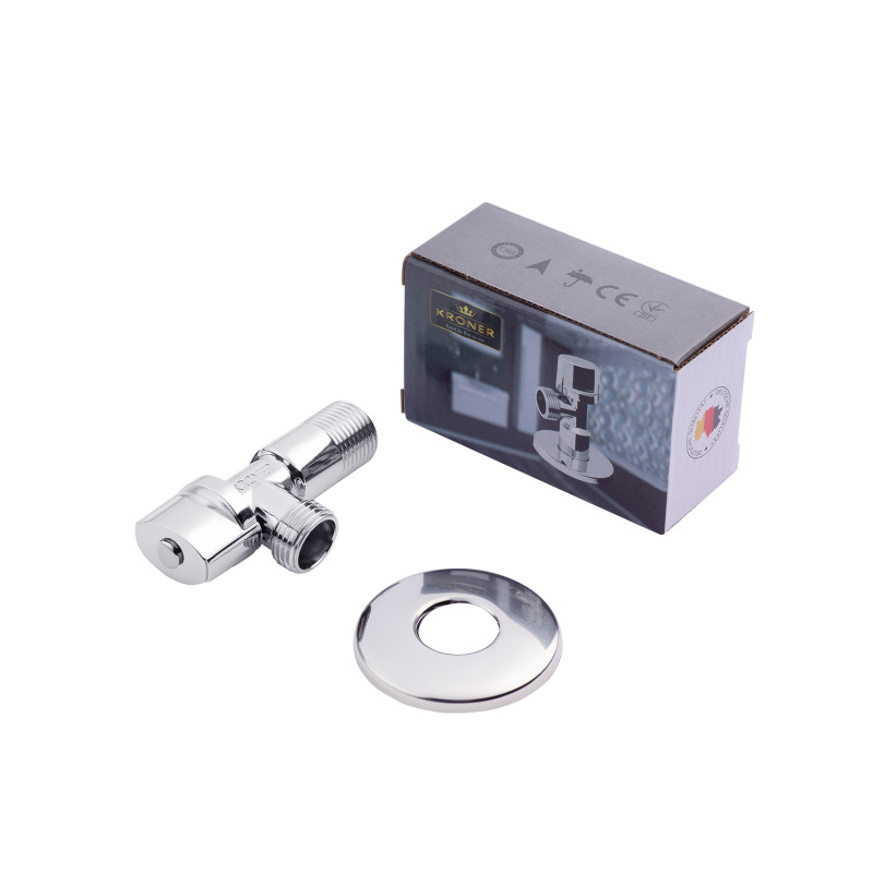 Кран приладовий Kroner KRP Eckventil C201 1/2"х1/2" ЗЗ