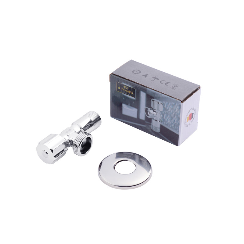 Кран приладовий Kroner KRP Eckventil C402 1/2"х3/4" ЗЗ