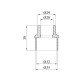 Муфта перехідна PPR GrandiTherm 32х20 мм ВЗ