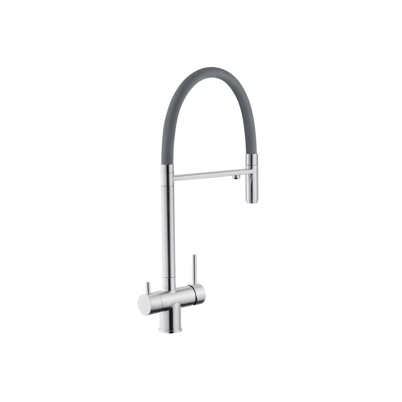 Змішувач для кухні з підключенням до фільтра Kroner KRP Edelstahl Klassisch - ESG03815GRA