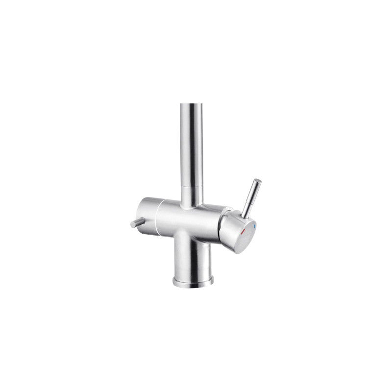 Змішувач для кухні з підключенням до фільтра Kroner KRP Edelstahl Klassisch - ESG03815GRA