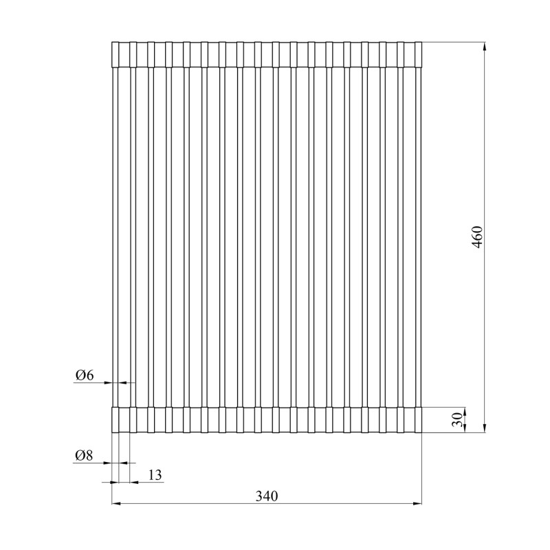 Сушарка для посуду Kroner KRP Matte - GRA4333-2