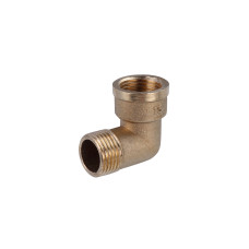 Кутник посилений LexLine 1/2" ВЗ латунний УК0122-1-В