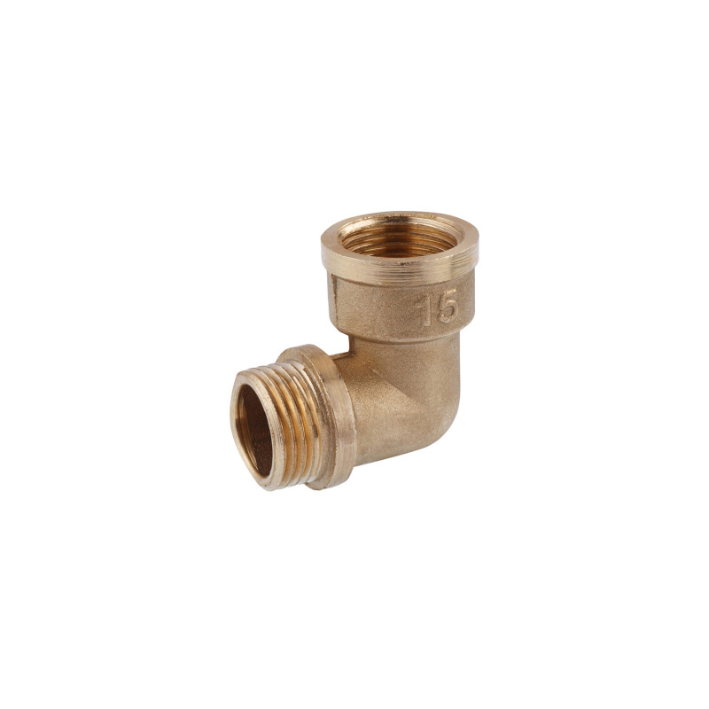 Кутник посилений LexLine 1/2" ВЗ латунний УК0122-В