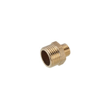 Ніпель перехідний посилений LexLine 1/2"х1/4" ЗЗ латунний УК0541-В