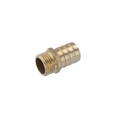 Штуцер LexLine 1/2" РЗ, D=20 мм латунний УК0008-7