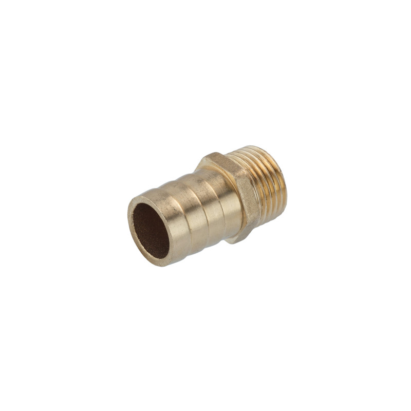 Штуцер LexLine 1/2" РЗ, D=20 мм латунний УК0008-7