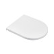 Унітаз підвісний безобідковий Kroner Harz WHI493736 RIMLESS з сидінням Slim Duroplast / Soft-close / Quick relase (KH493736WHIR)