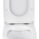 Унітаз підвісний безобідковий Kroner Harz WHI493736 RIMLESS з сидінням Slim Duroplast / Soft-close / Quick relase (KH493736WHIR)