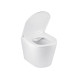 Унітаз підвісний безобідковий Kroner Armada WHI513636 RIMLESS з сидінням Slim Duroplast / Soft-close / Quick relase (KA513636WHIR)