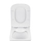 Унітаз підвісний безобідковий Kroner Eifel WHI493436 RIMLESS з сидінням Slim Duroplast / Soft-close / Quick relase (KE493436WHIR)