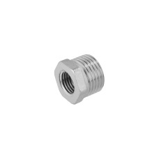 Футорка посилена під манометр LexLine 1/2"х1/4" ВЗ нікельована НК0703-Вн