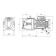 Насос поверхневий самовсмоктуючий Pumpman JET100 Нmax 43 м Qmax 3,6 куб.м 750 Вт (чавун)