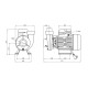 Насос поверхневий поливальний Pumpman 2DK20 Нmax 17 м Qmax 27 куб.м 2"х2" 1500 Вт