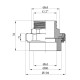 Американка PPR Baux 63х2" РЗ