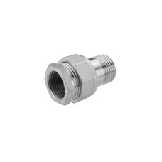 Згін-американка пряма посилена LexLine 1/2" ВЗ під конус нікельована НК0811-Вн