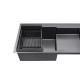 Кухонна мийка Kroner KRP Schwarze - 7848LHM PVD (3.0/1.0 мм)