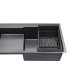 Кухонна мийка Kroner KRP Schwarze - 7848RHM PVD (3.0/1.0 мм)