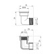 Кутник посилений LexLine 1/2" ВЗ нікельований НК0122-1Вн
