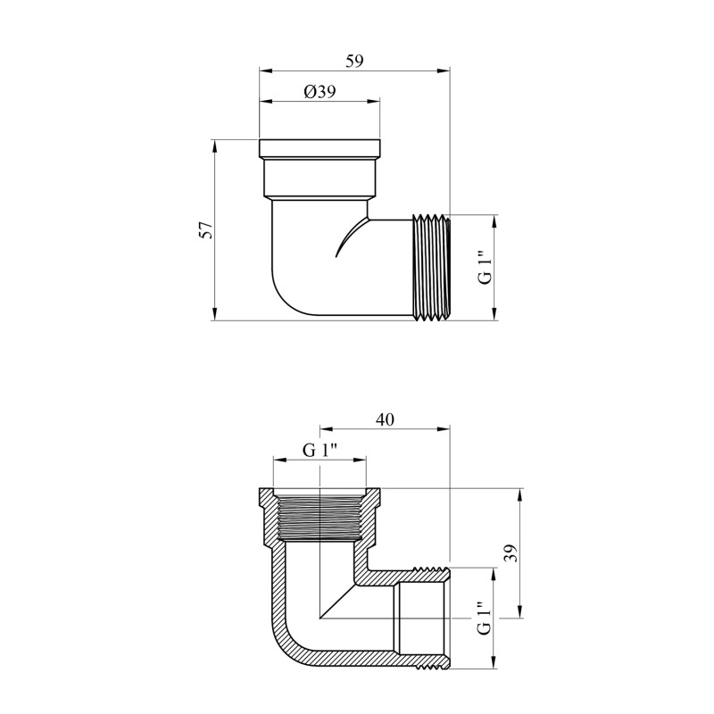 Кутник посилений LexLine 1" ВЗ нікельований НК0118-1-Вн
