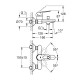Змішувач для ванни Grohe BauLoop 23603000