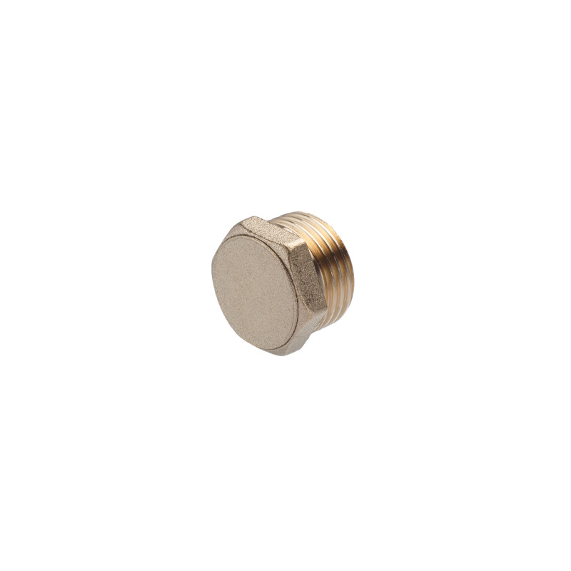 Заглушка посилена LexLine 1/4" РЗ латунна УК1019-В