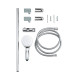 Змішувач для ванни Grohe Grohtherm 800 34567000 з душовим гарнітуром 27948001 (34567001)