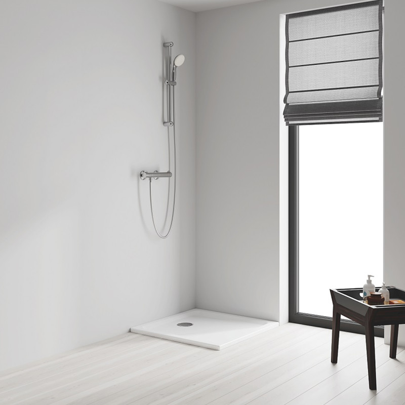 Змішувач для ванни Grohe Grohtherm 800 34567000 з душовим гарнітуром 27948001 (34567001)