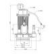 Насос дренажний Pumpman QDX1,5-24-0,55 кВт Hmax 25 м Qmax 7,2 куб.м 550 Вт
