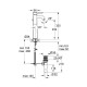 Змішувач для раковини Grohe BauClassic XL-Size 32868000 з донним клапаном