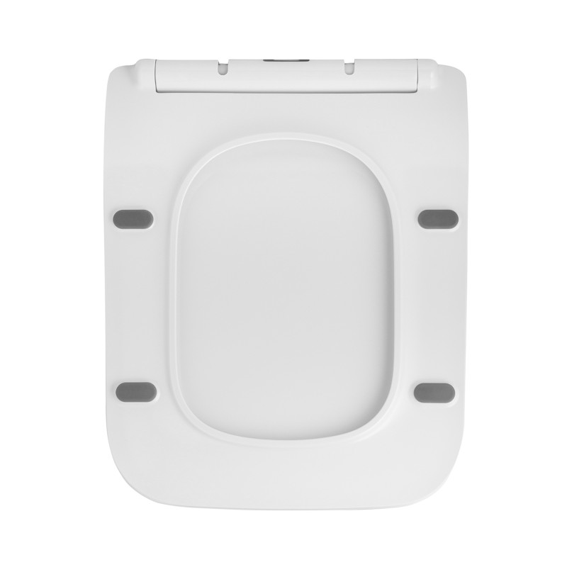 Унітаз підвісний безобідковий Kroner Eifel WHI523629 RIMLESS з сидінням (KE523629WHIR)