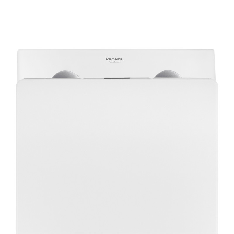 Унітаз підвісний безобідковий Kroner Harz WHI523632 RIMLESS з сидінням (KH523632WHIR)