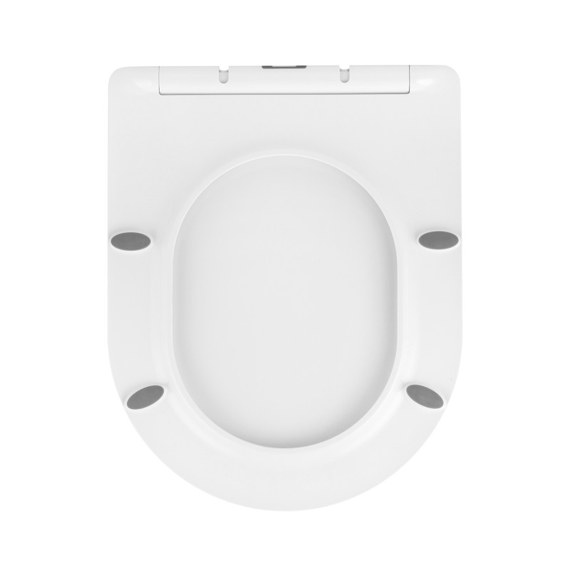 Унітаз підвісний безобідковий Kroner Harz WHI523632 RIMLESS з сидінням (KH523632WHIR)