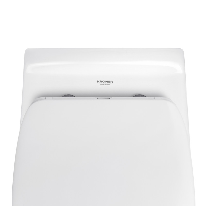 Унітаз підвісний безобідковий Kroner Oker WHI533536 RIMLESS з сидінням (KO533536WHIR)