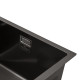 Кухонна мийка Kroner KRP Schwarze - SET7546ARTHM PVD (3.0/0.8 мм)