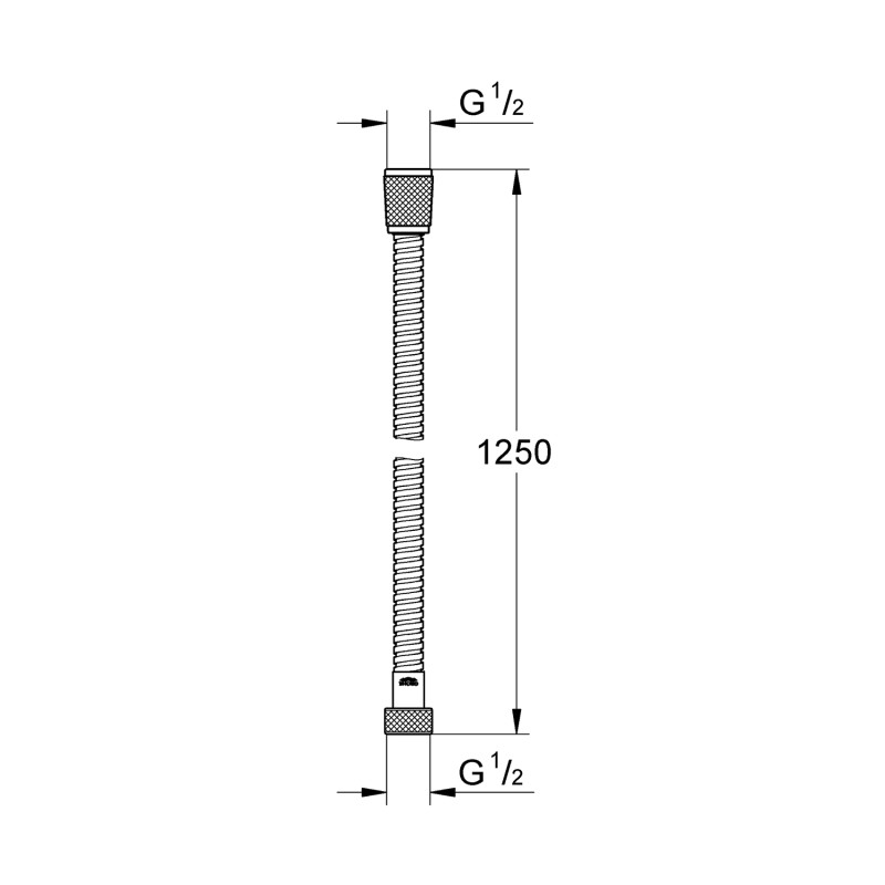 Шланг для душу Grohe VitalioFlex Metal Long-Life 1250 мм 22106000