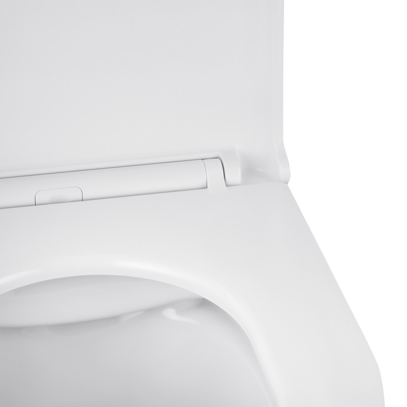 Комплект 4 в 1: Інсталяція Grohe Rapid SL 3 в 1 38772001 + Унітаз безободковий Kroner Harz WHI493736 RIMLESS з сидінням Slim Duroplast / Soft-close / Quick relase KH493736WHIR (38772001KH493736)
