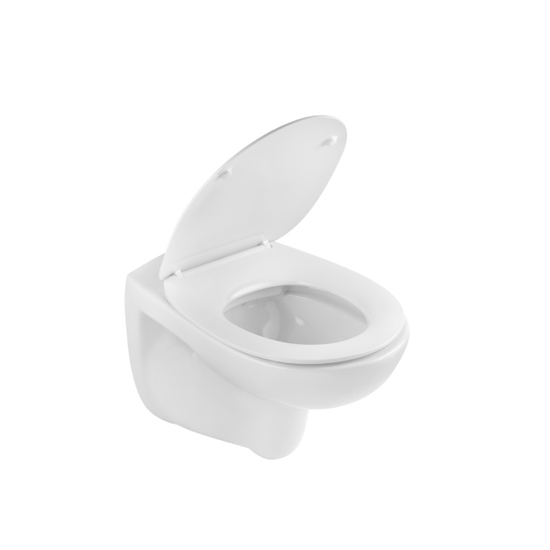 Комплект 4 в 1: Інсталяція GROHE Solido 3 в 1 3884966Q + Унітаз безобідковий Kroner Oker WHI533536 RIMLESS з сидінням Slim Duroplast / Soft-close / Quick relase KO533536WHIR (3884966KO533536)