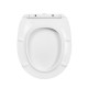 Комплект 4 в 1: Інсталяція GROHE Solido 3 в 1 3884966Q + Унітаз безобідковий Kroner Oker WHI533536 RIMLESS з сидінням Slim Duroplast / Soft-close / Quick relase KO533536WHIR (3884966KO533536)