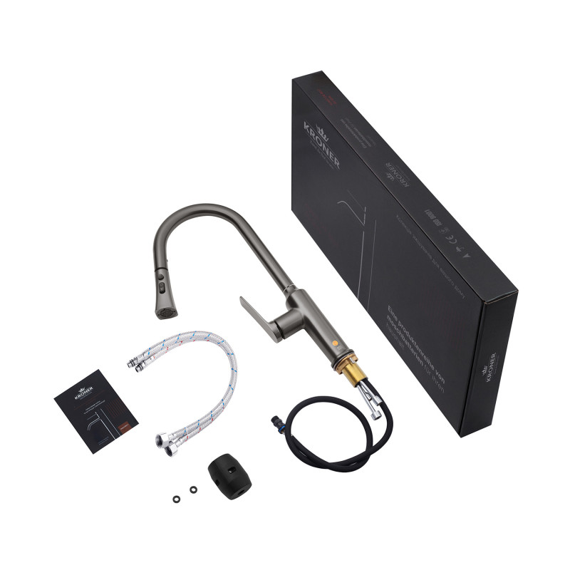 Набор змішувачів Kroner Makon-GRP060 + змішувач Makon-GRP030-T + змішувач Makon-GRP010