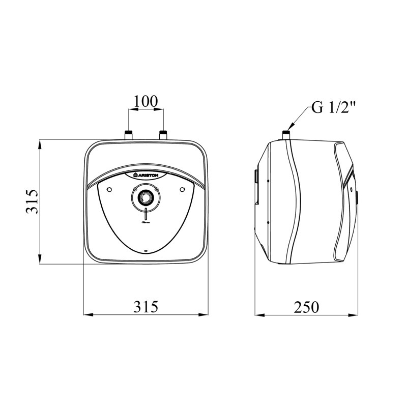 Водонагрівач Ariston Andris Lux 6 UR EU з мокрим ТЕНом 3626237